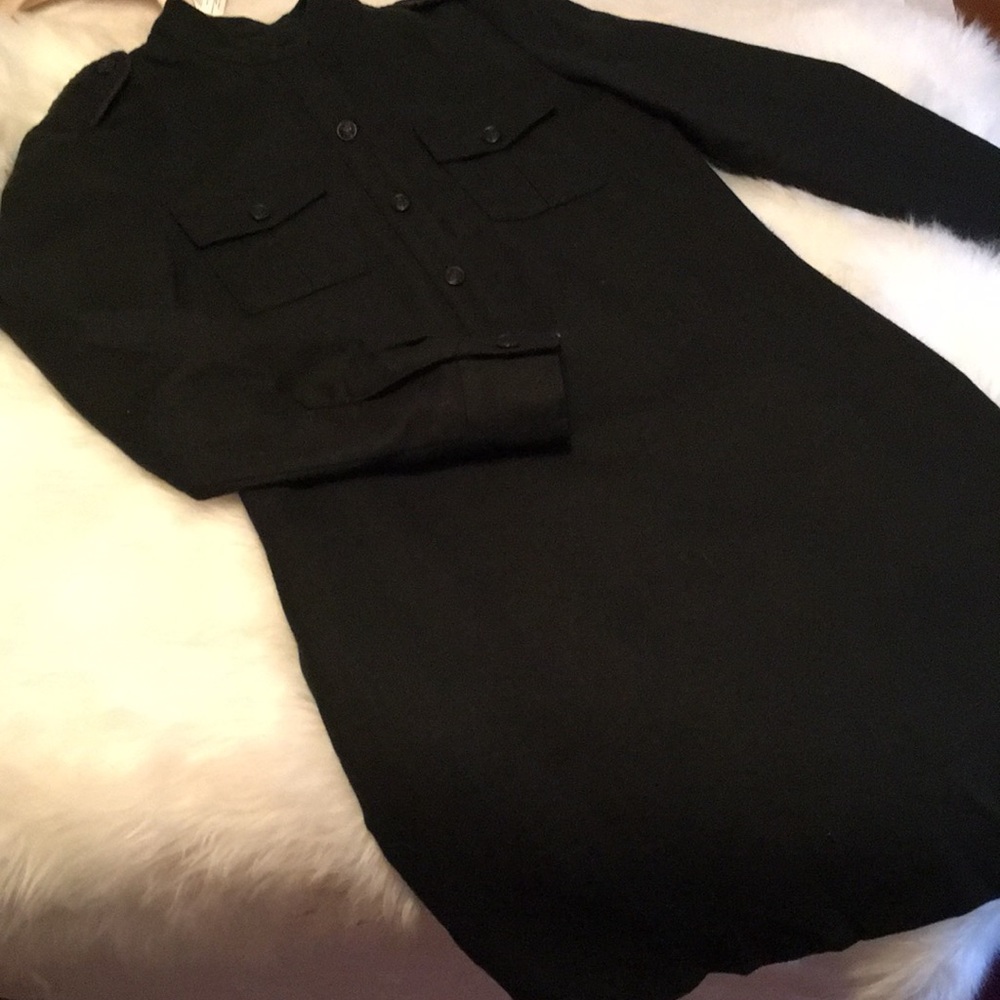 Wool Military Style Banana Republic Dress
